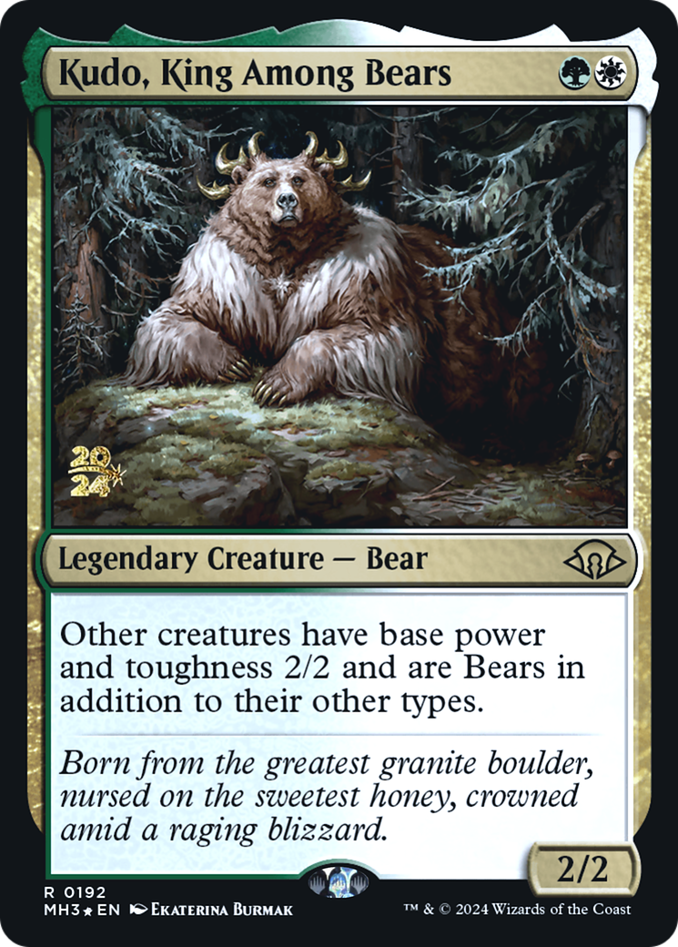 Kudo, King Among Bears (PRE-192S) -  Foil