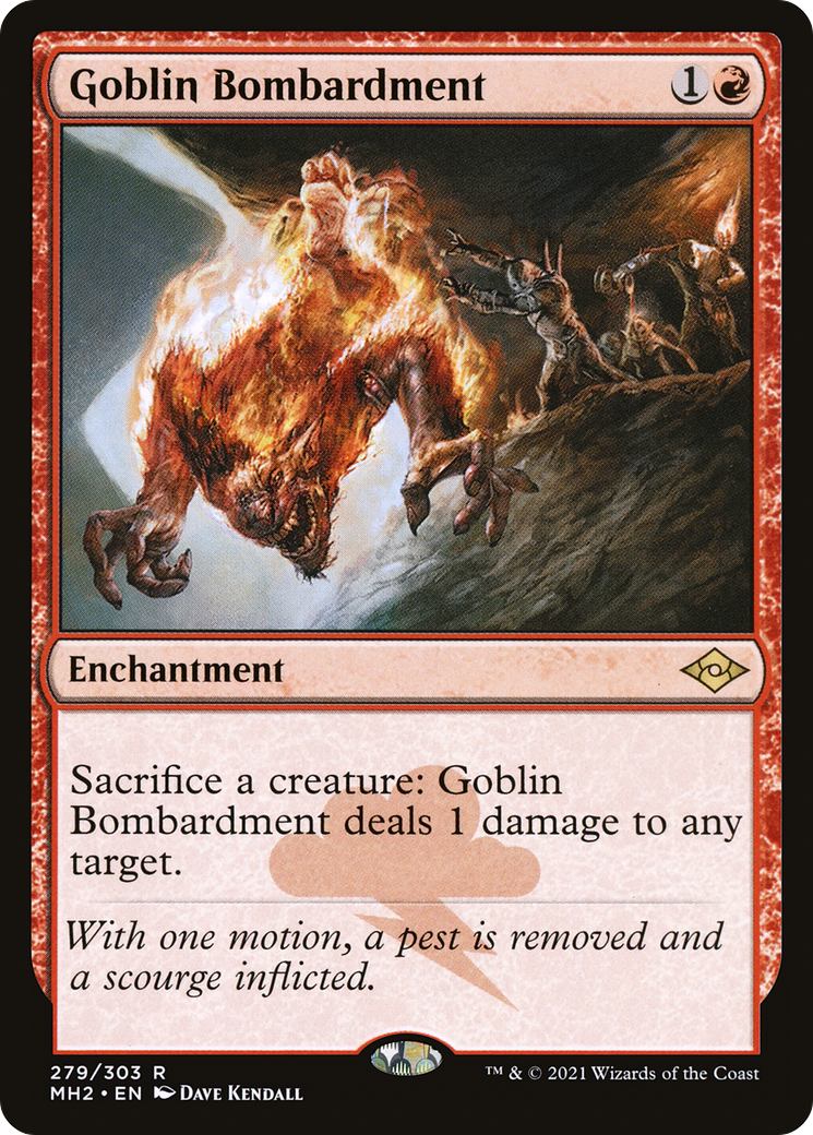 Goblin Bombardment (MH2-279) -  Etched Foil