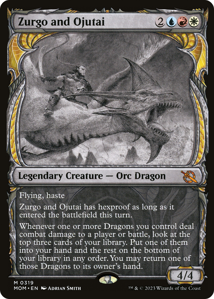 Zurgo and Ojutai (MOM-319) - : (Showcase) Foil