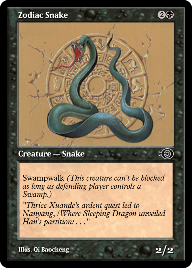 Zodiac Snake (PRM-35096) -  Foil