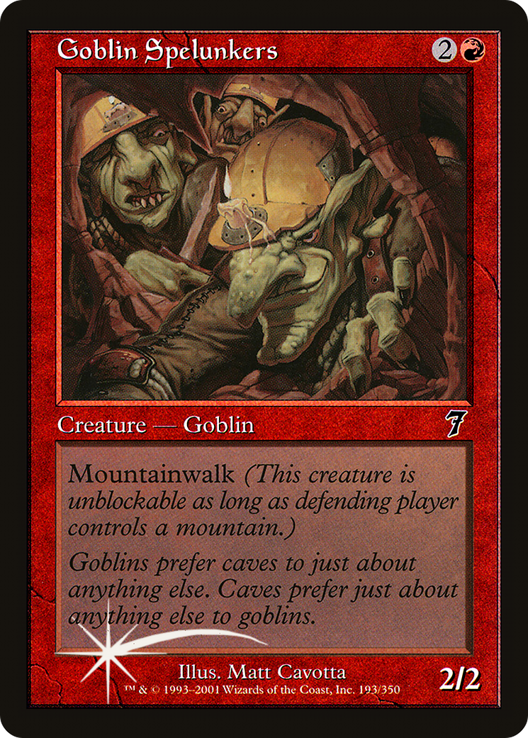 Goblin Spelunkers (7ED-193★) -  Foil