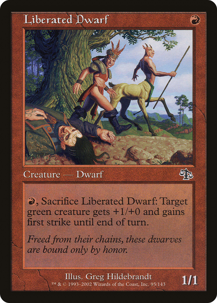 Liberated Dwarf (JUD-095) -  Foil