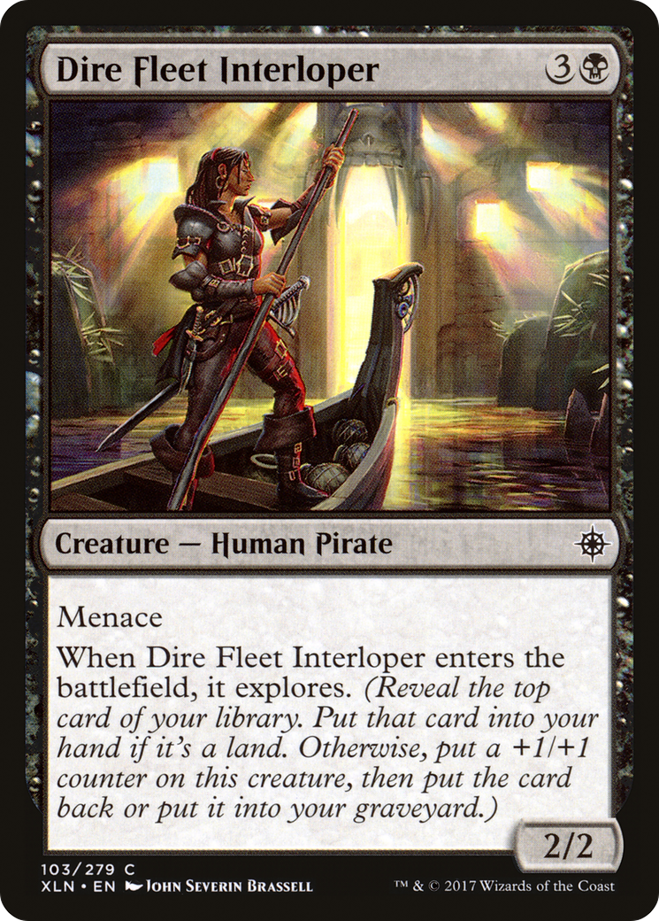 Dire Fleet Interloper (XLN-103) -  Foil