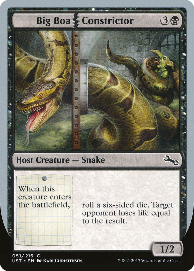 Big Boa Constrictor (UST-051) -  Foil