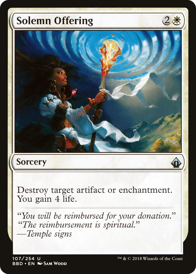 Solemn Offering (BBD-107) -  Foil