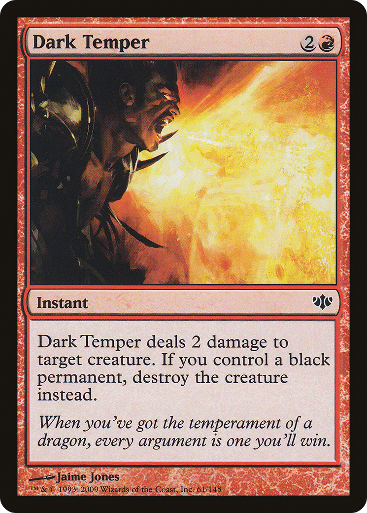 Dark Temper (CON-061) -  Foil