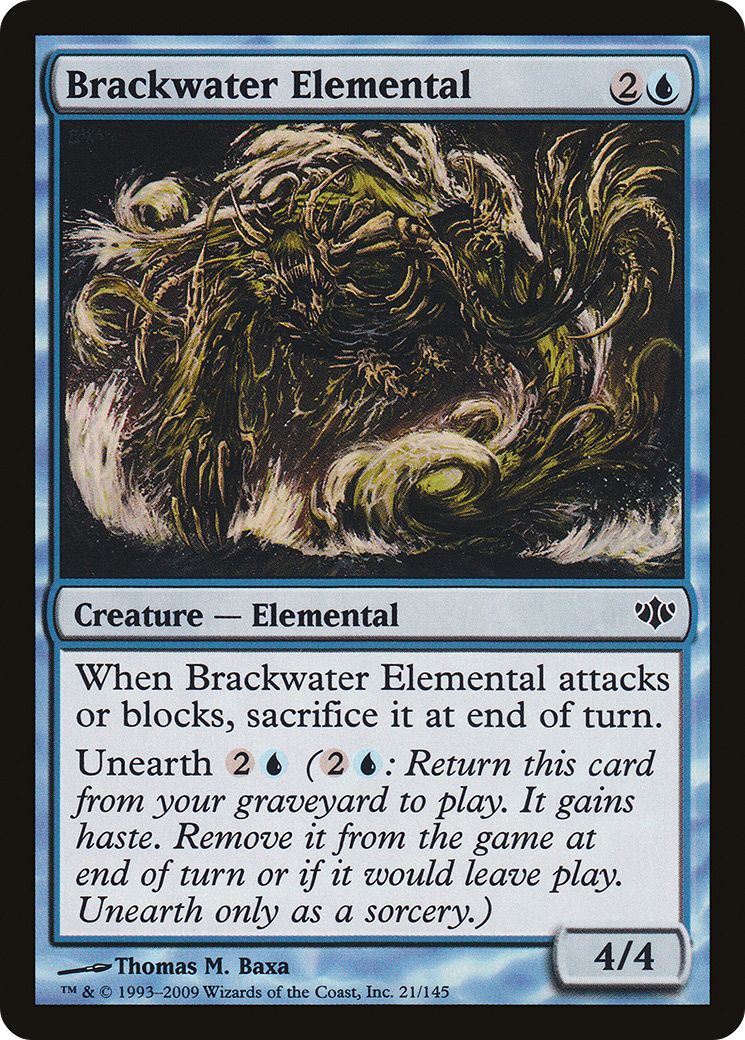 Brackwater Elemental (CON-021) -