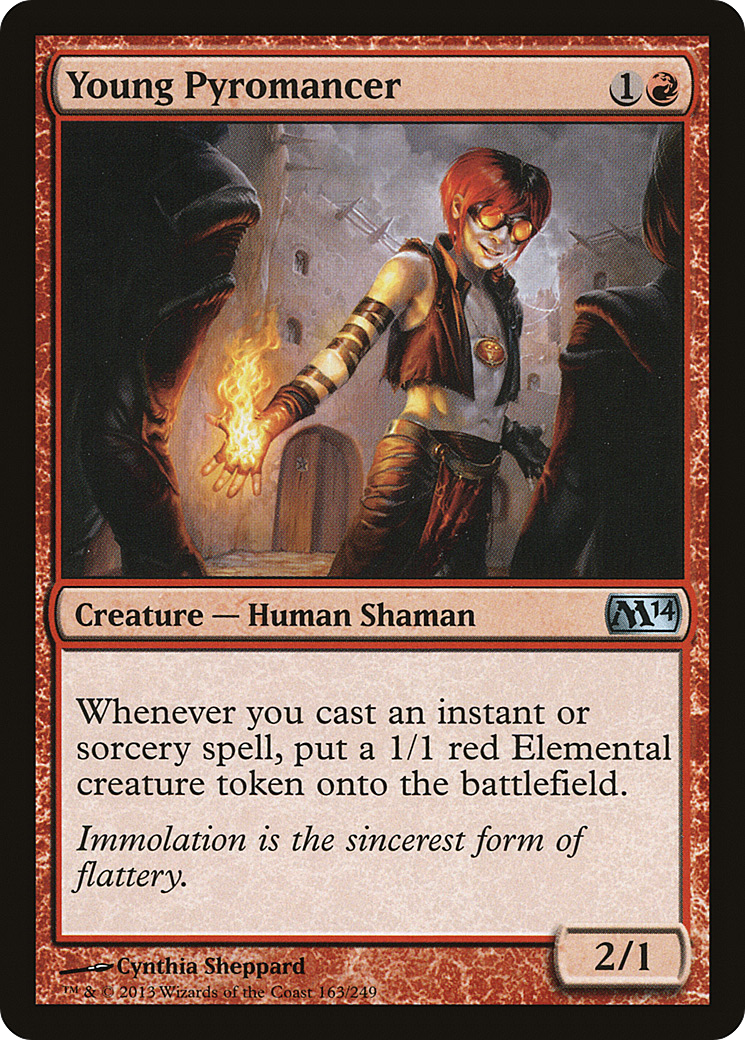 Young Pyromancer (M14-163) -  Foil