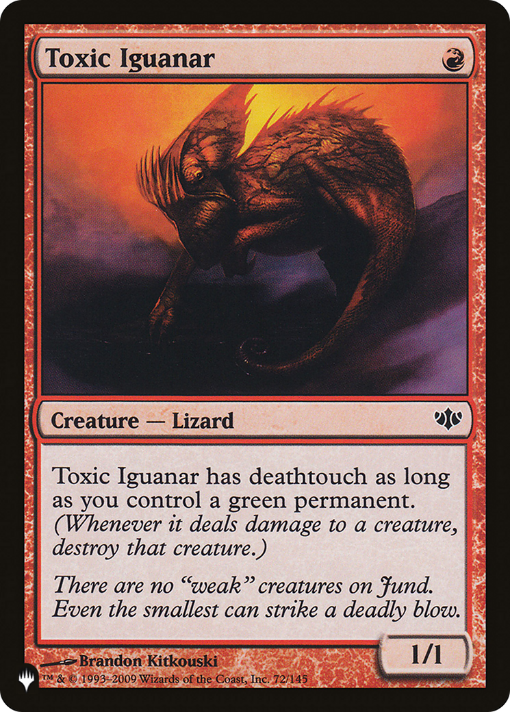 Toxic Iguanar (LIST-CON-72) -