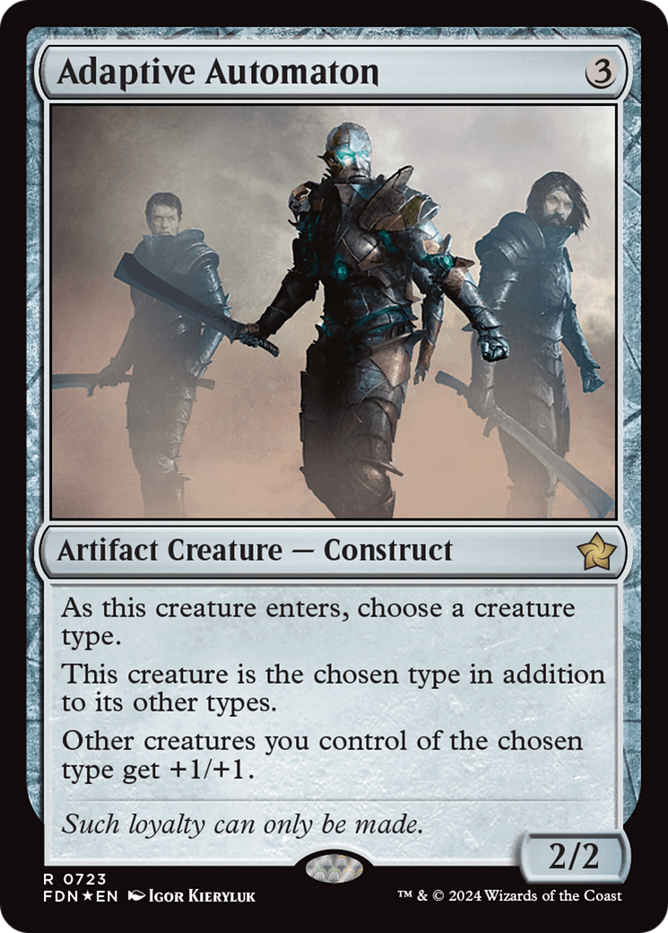 Adaptive Automaton (FDN-723) -  Foil