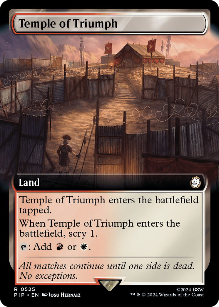 Temple of Triumph (PIP-525) - : (Extended Art) Foil