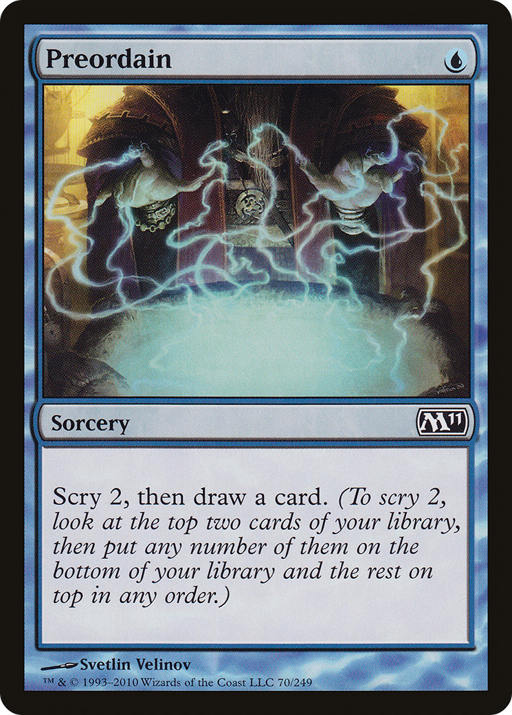 Preordain (M11-070) -  Foil