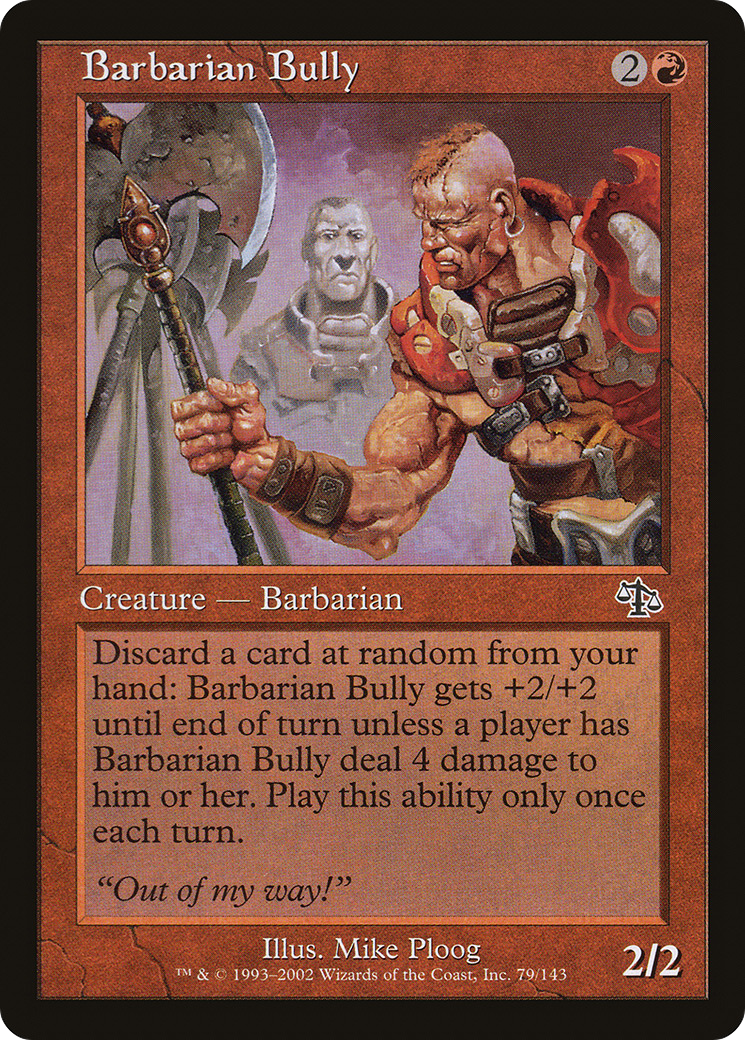 Barbarian Bully (JUD-079) -  Foil