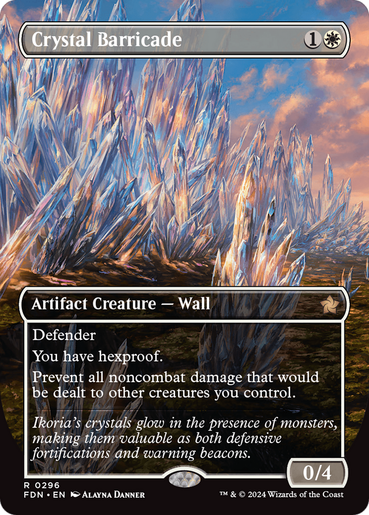 Crystal Barricade (FDN-296) -  (Borderless) Foil