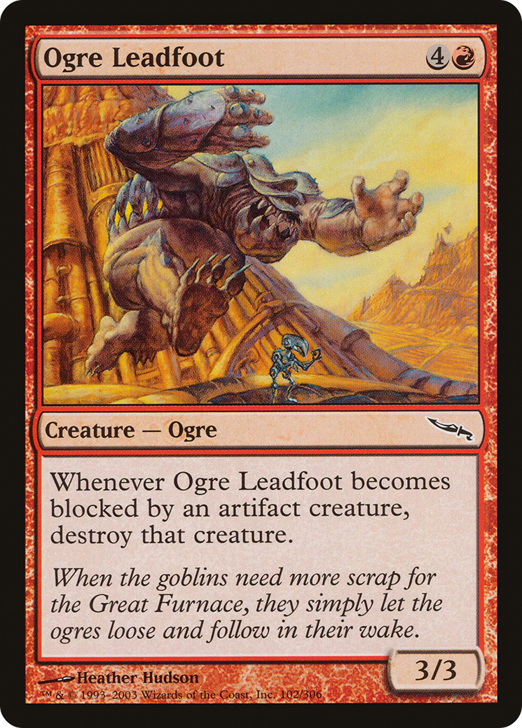 Ogre Leadfoot (MRD-102) -  Foil