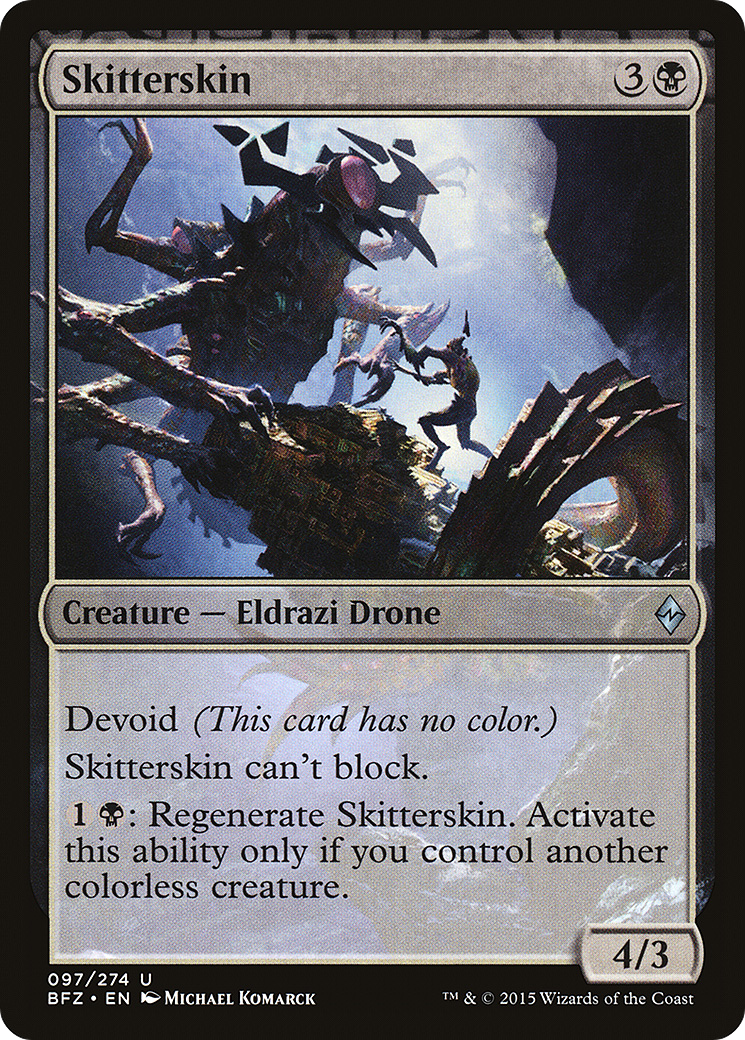 Skitterskin (BFZ-097) - : (devoid)