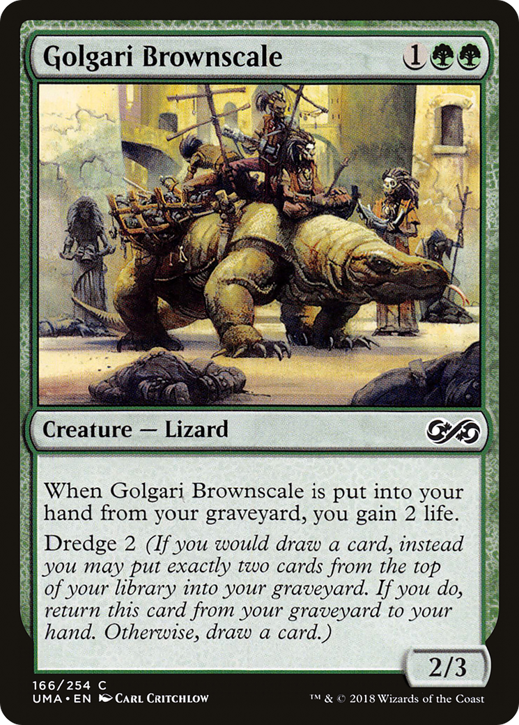 Golgari Brownscale (UMA-166) -