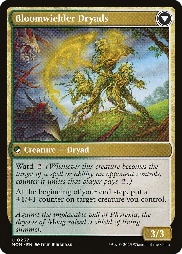 Invasion of Moag // Bloomwielder Dryads (MOM-237) -  Foil