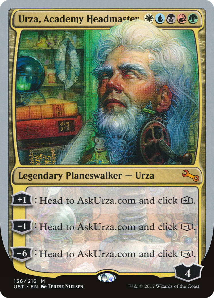 Urza, Academy Headmaster (UST-136) -  Foil