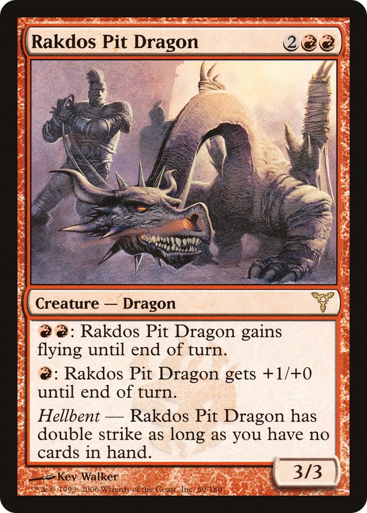 Rakdos Pit Dragon (DIS-069) -  Foil