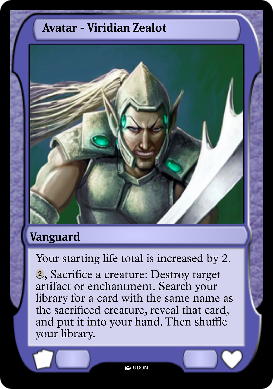 Viridian Zealot Avatar (PMOA-041) -  Foil