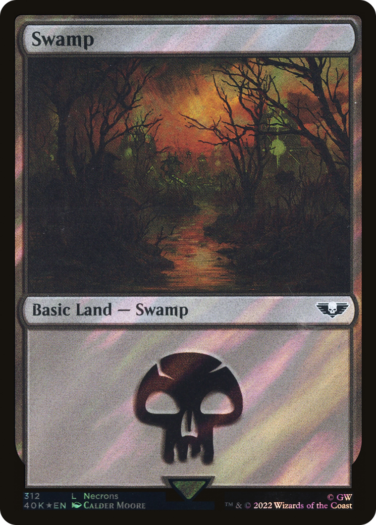 Swamp (40K-312★) -  Foil