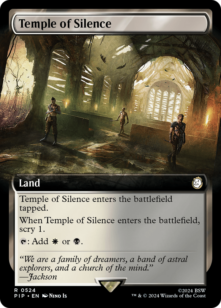 Temple of Silence (PIP-524) - : (Extended Art) Foil