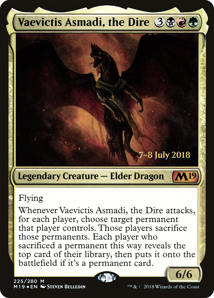 Vaevictis Asmadi, the Dire (PRE-225S) -  Foil