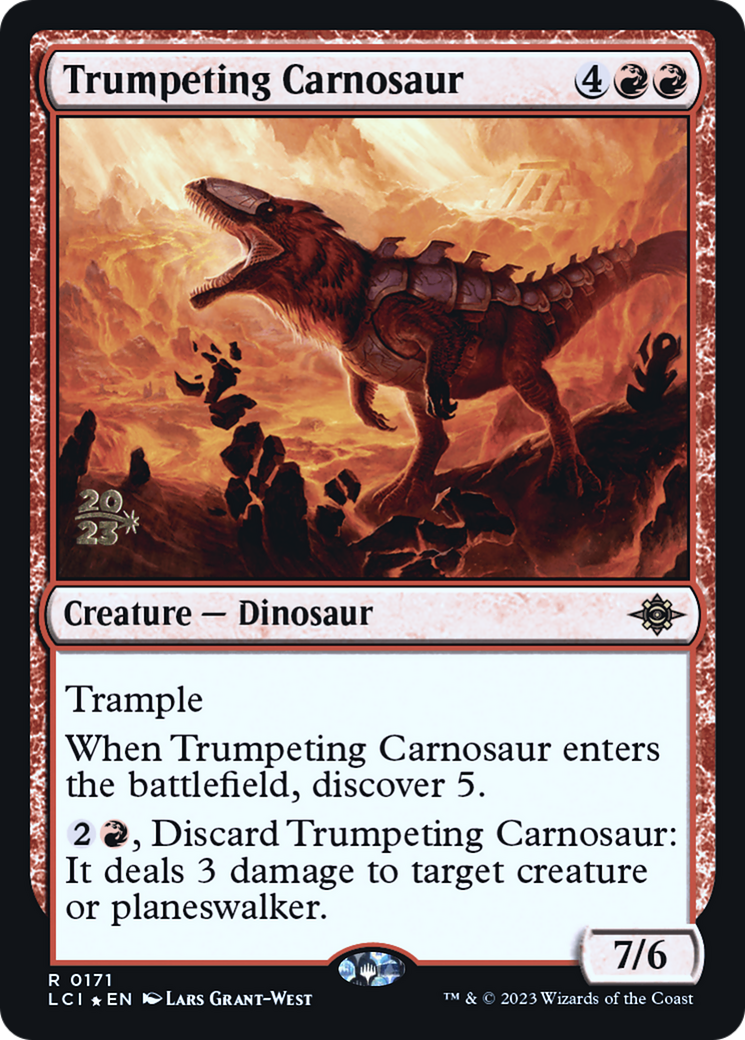 Trumpeting Carnosaur (PRE-171S) -  Foil