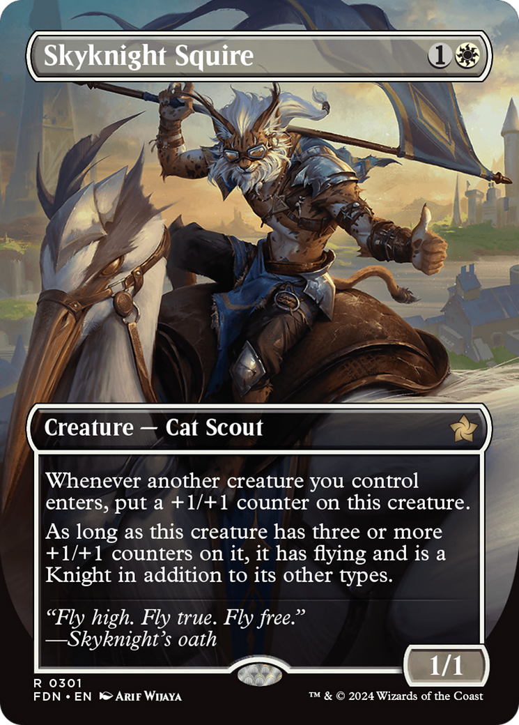 Skyknight Squire (FDN-301) -  (Borderless) Foil