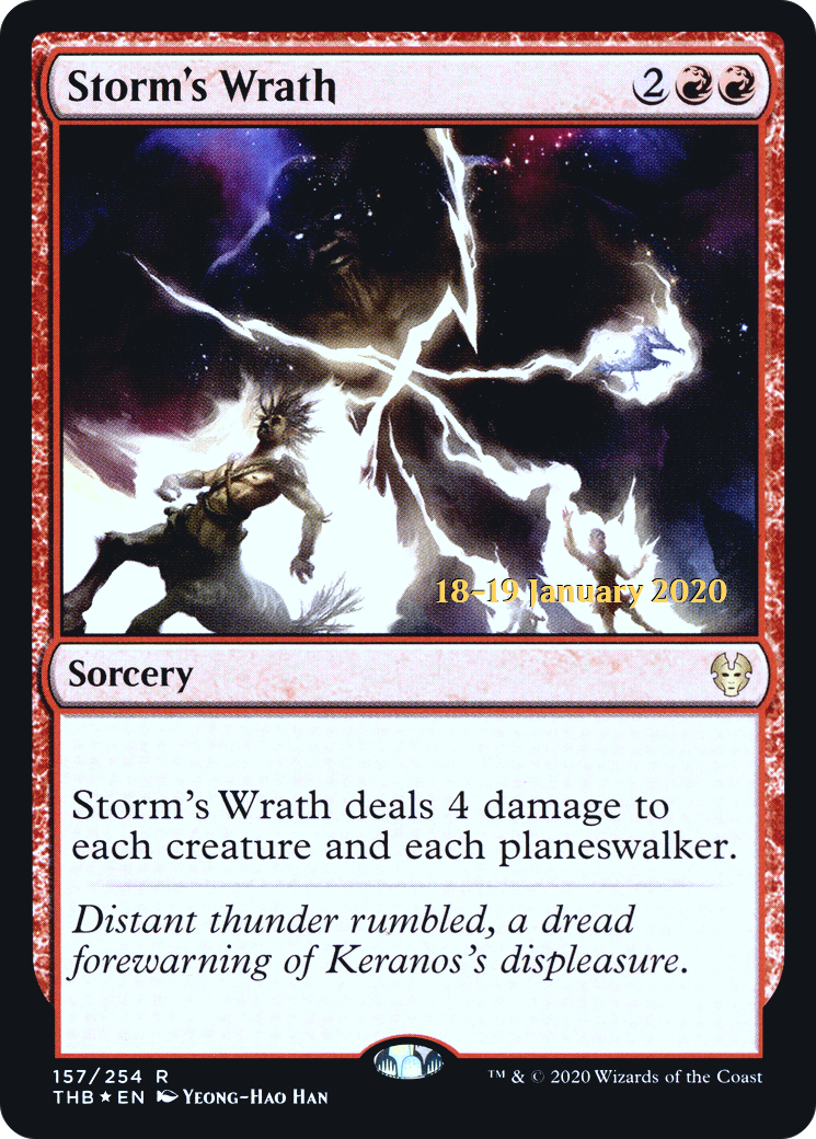 Storm's Wrath (PRE-157S) -  Foil