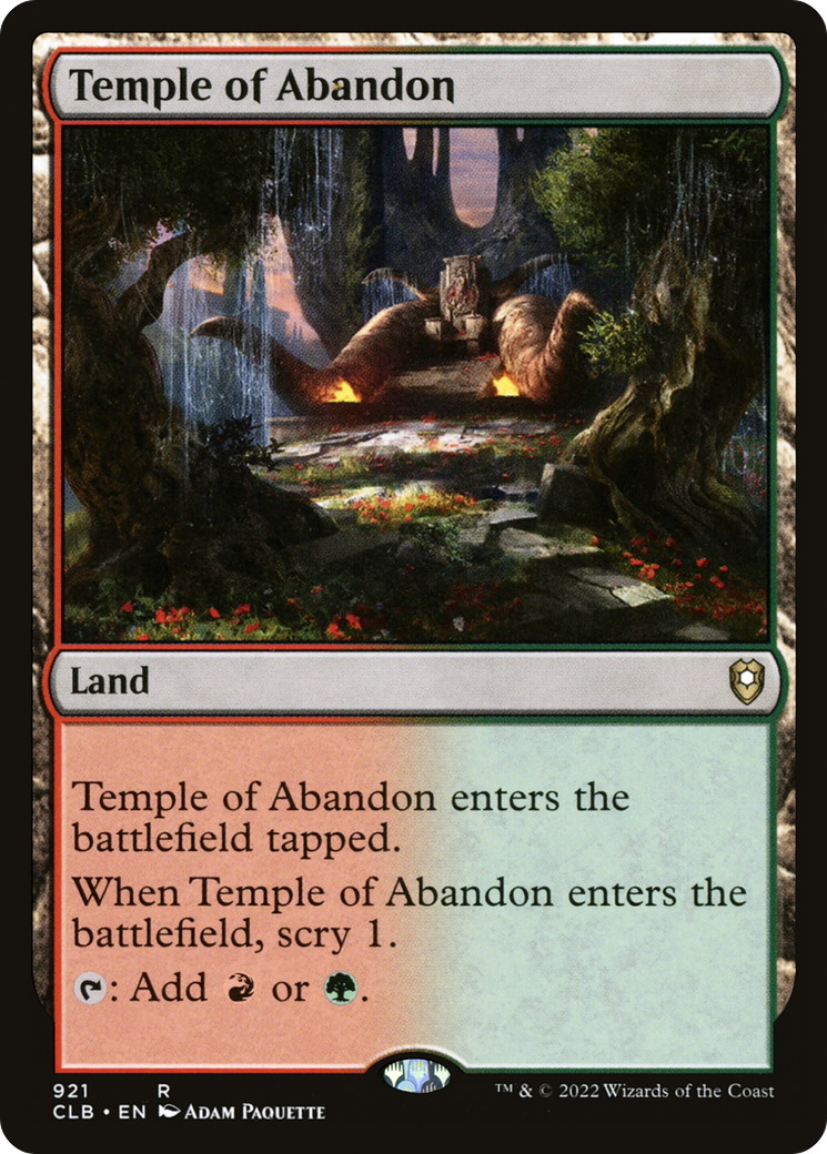 Temple of Abandon (CLB-921) -