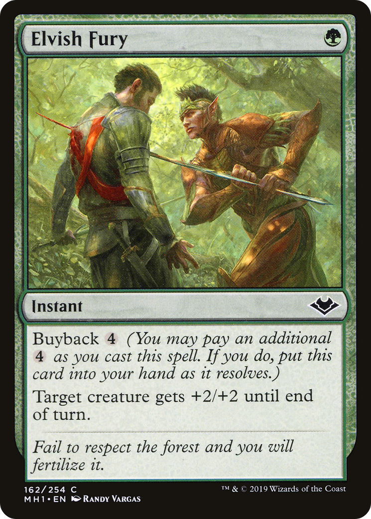 Elvish Fury (MH1-162) -  Foil