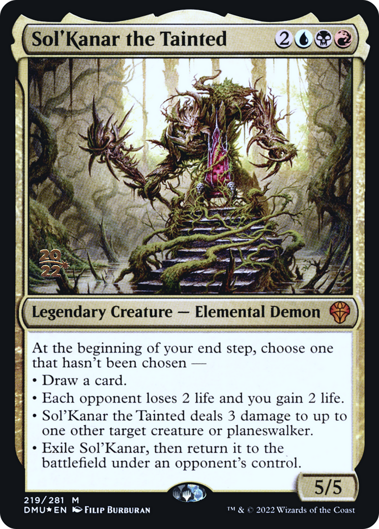 Sol'Kanar the Tainted (PRE-219S) -  Foil