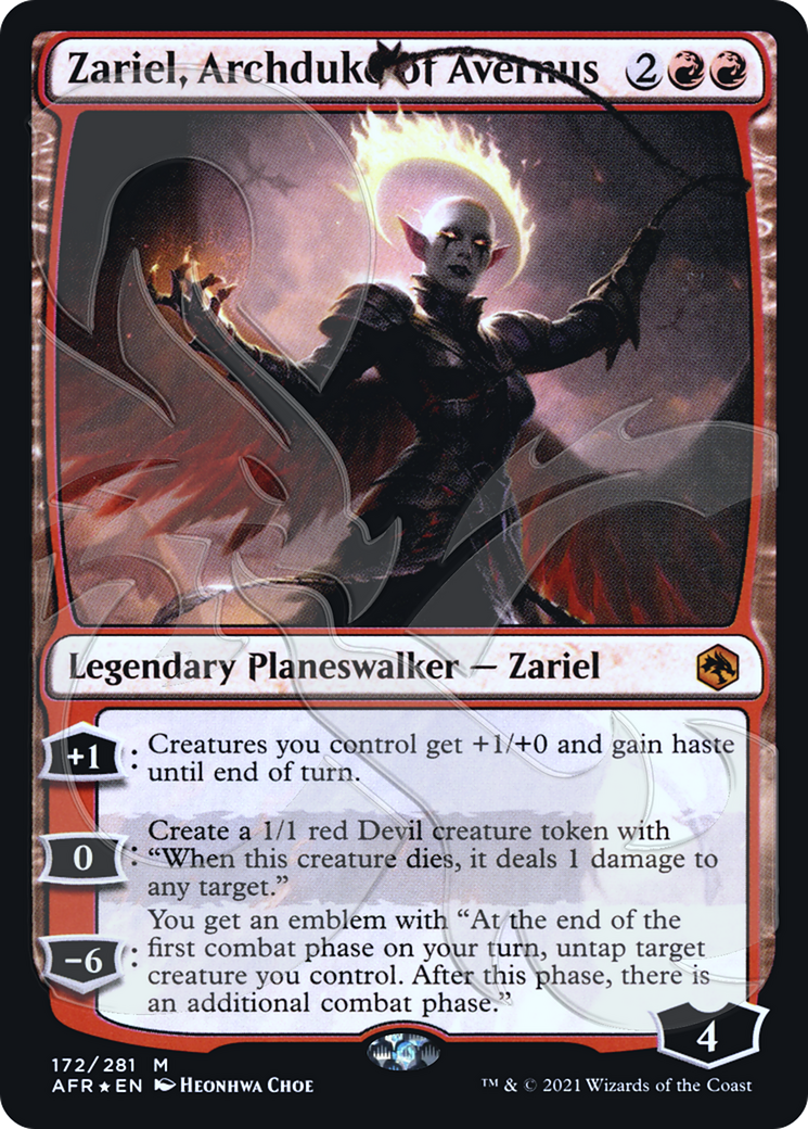 Zariel, Archduke of Avernus (AFR&-172A) -  Foil