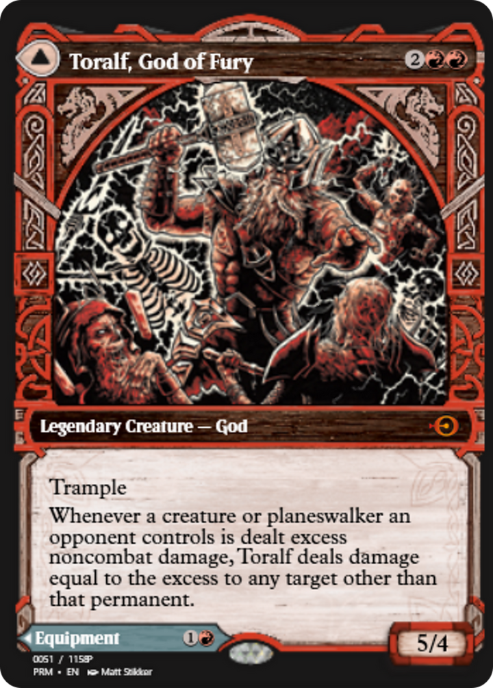 Toralf, God of Fury // Toralf's Hammer (PRM-88302) -