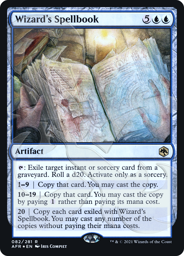 Wizard's Spellbook (AFR&-82A) -  Foil