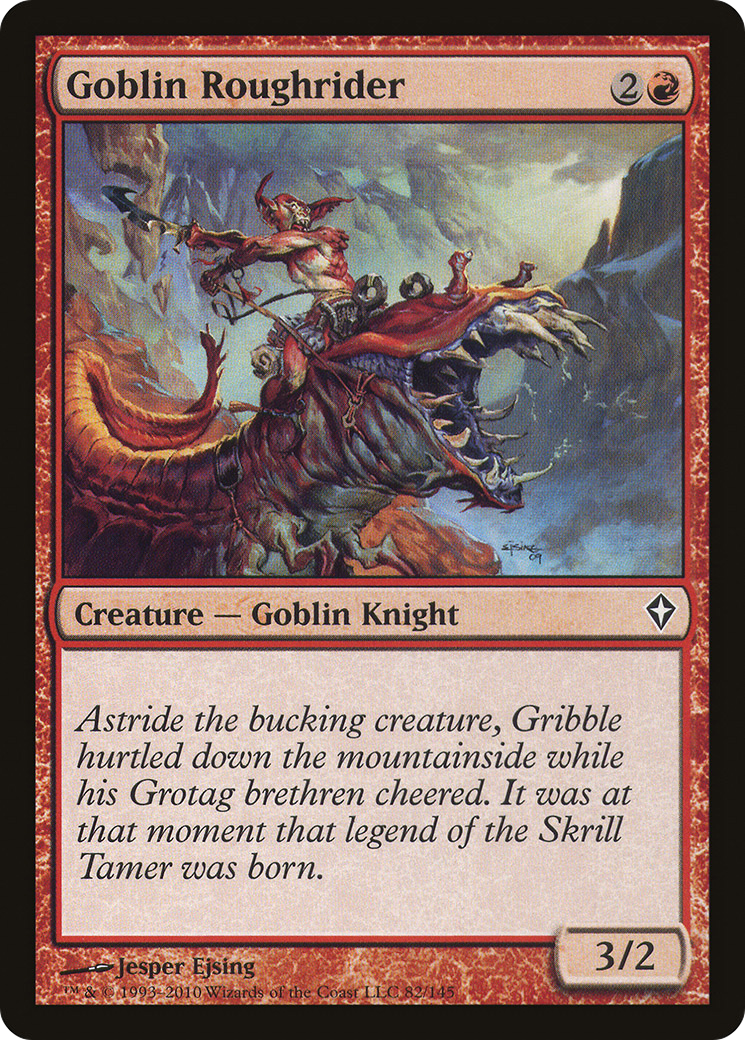 Goblin Roughrider (WWK-082) -  Foil