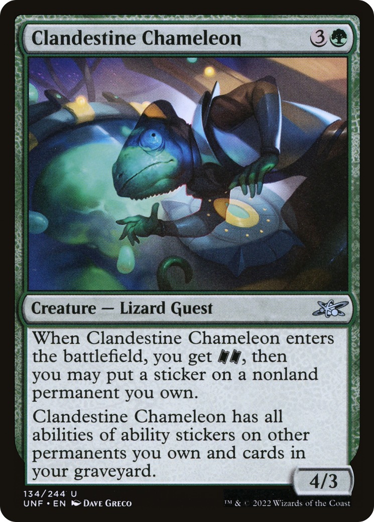 Clandestine Chameleon (UNF-134) -  Foil