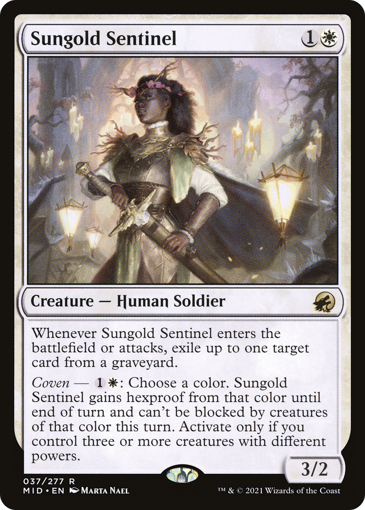 Sungold Sentinel (MID-037) -  Foil