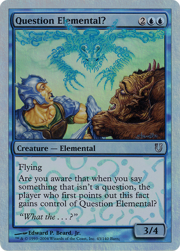 Question Elemental? (UNH-43★) -  Foil