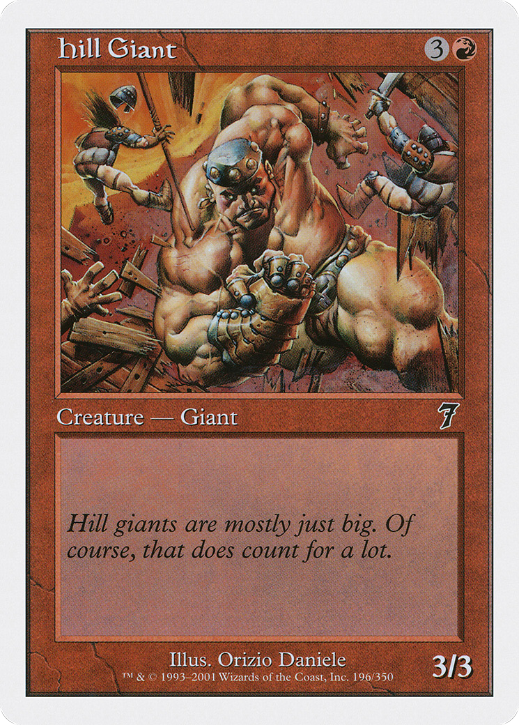 Hill Giant (7ED-196) -