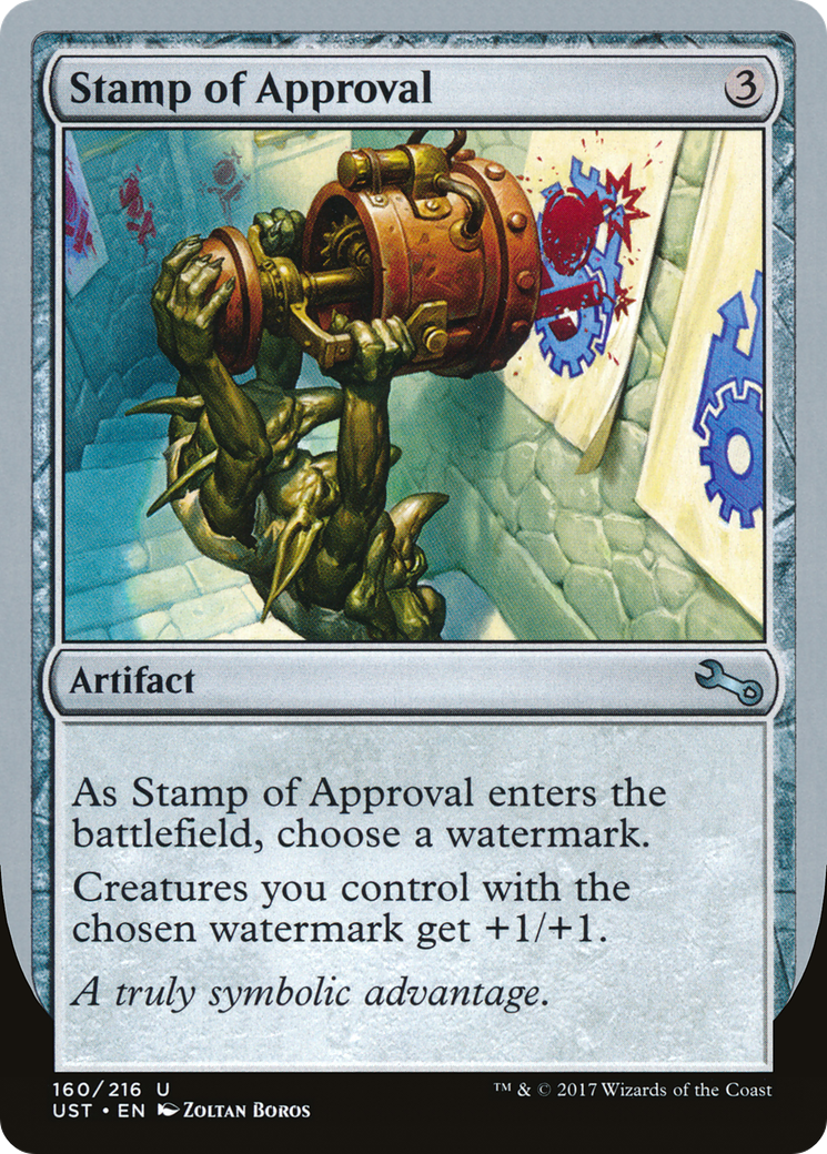 Stamp of Approval (UST-160) -