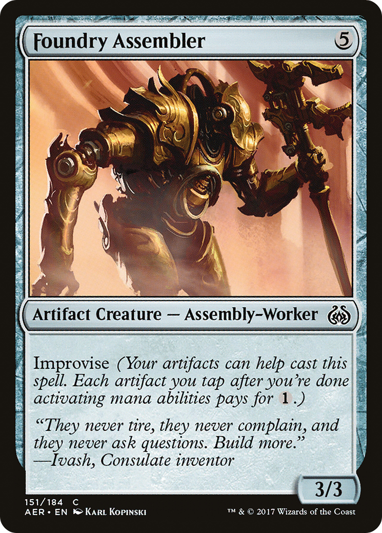 Foundry Assembler (AER-151) -  Foil