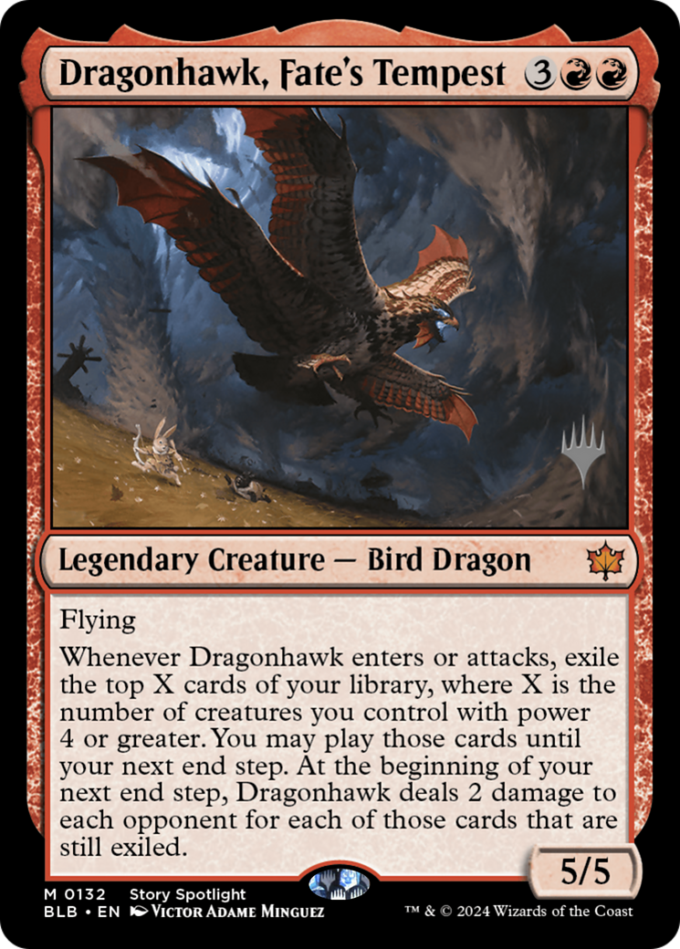 Dragonhawk, Fate's Tempest (PPBLB-132P) -  Foil