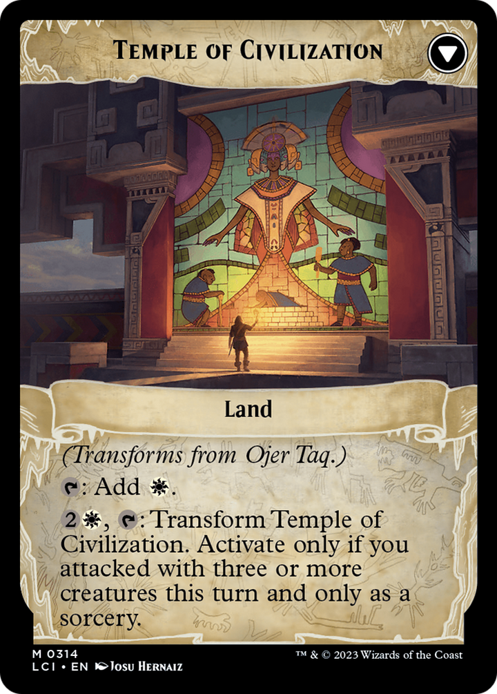 Ojer Taq, Deepest Foundation // Temple of Civilization (LCI-314) - : (Showcase) Foil