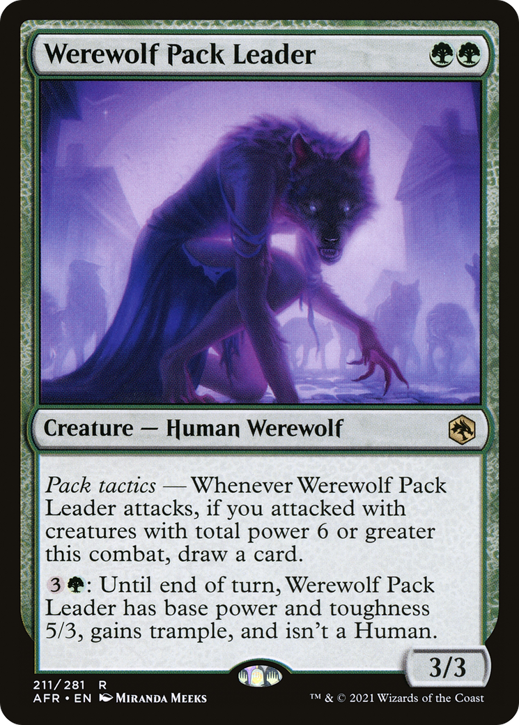 Werewolf Pack Leader (AFR-211) -  Foil