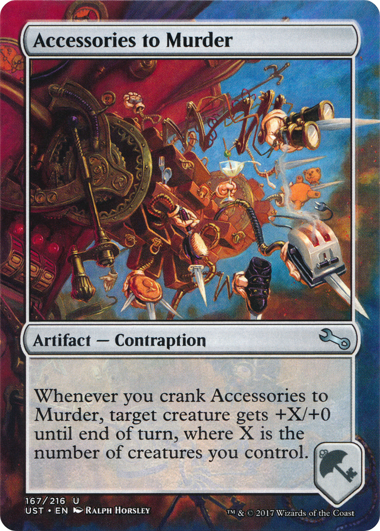 Accessories to Murder (UST-167) -  (Borderless) Foil