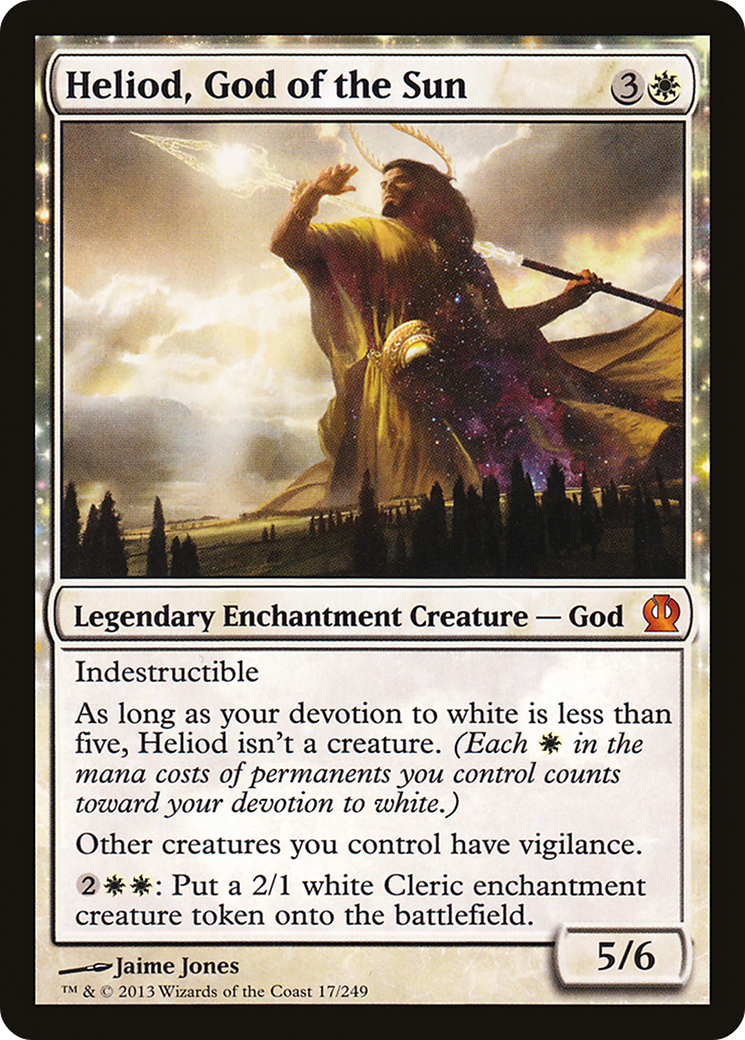 Heliod, God of the Sun (THS-017) - : (enchantment)