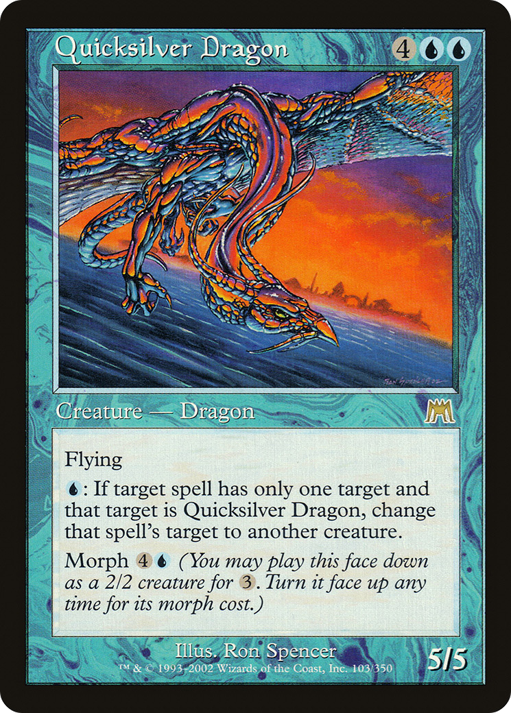 Quicksilver Dragon (ONS-103) -  Foil